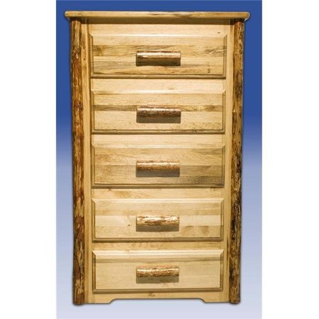 MONTANA WOODWORKS Montana Woodworks MWGC5D Glacier Country Chest with 5 Drawers MWGC5D